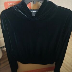 Express Midnight Velvet Hoodie